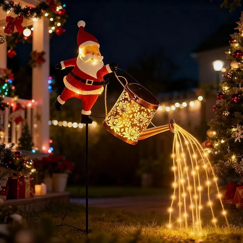 - Papai Noel Regador iluminado