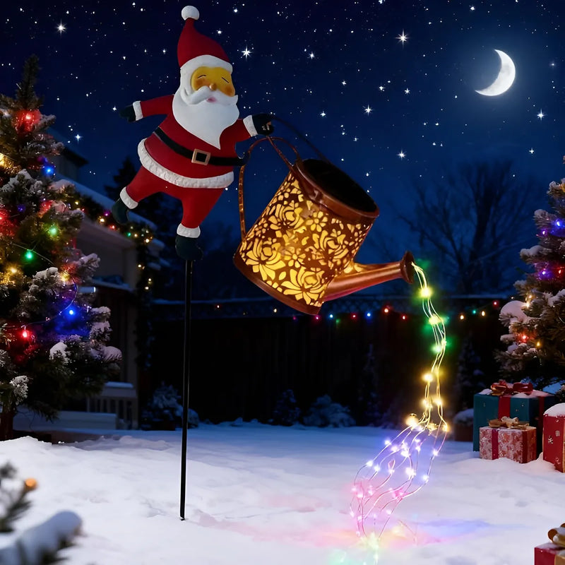 - Papai Noel Regador iluminado