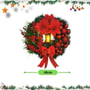 Guirlanda de Natal Vermelha para Porta