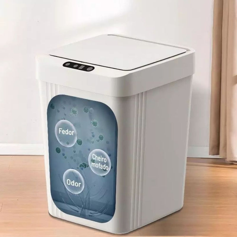 Lixeira Automática Inteligente 13 Litros com Sensor
