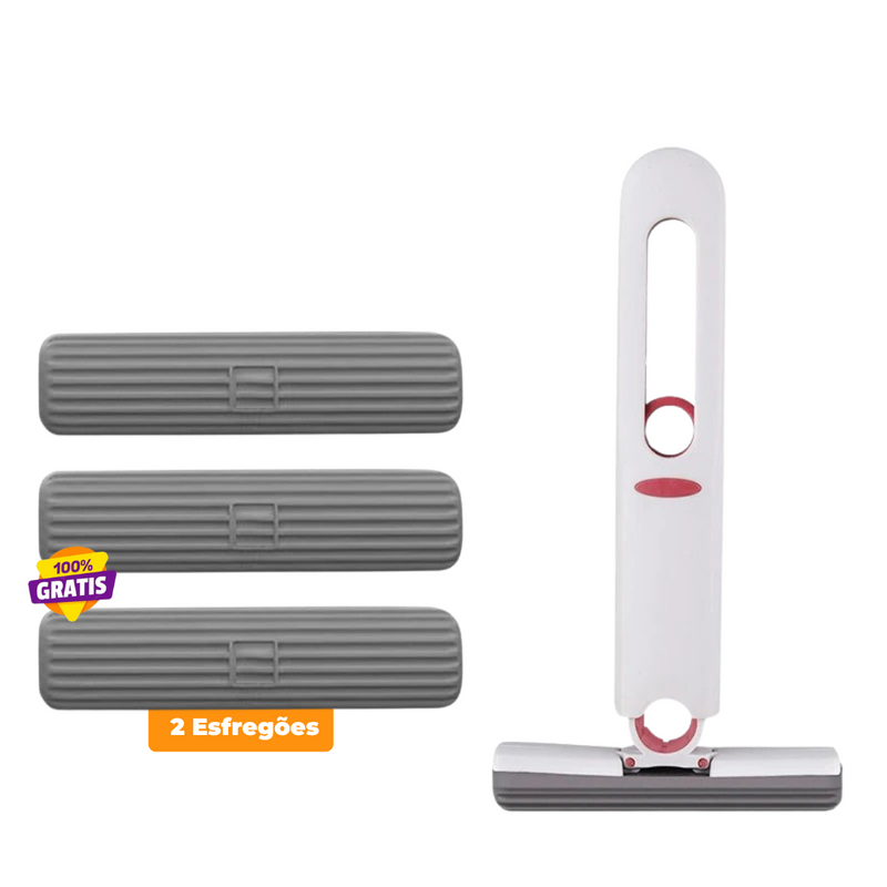 Mini Mop de Limpeza Magico Limpa e Seca
