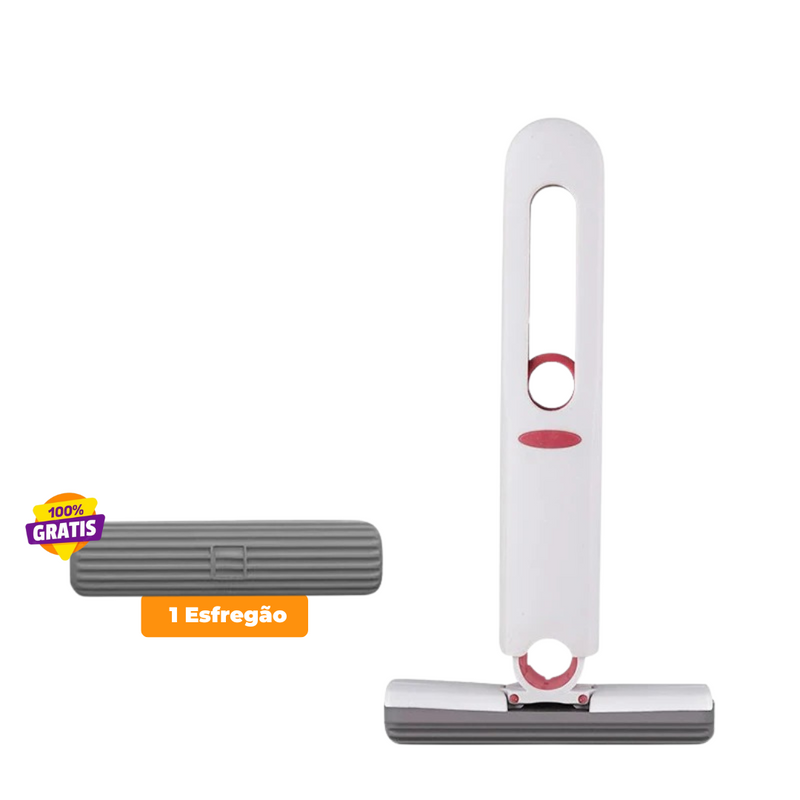 Mini Mop de Limpeza Magico Limpa e Seca