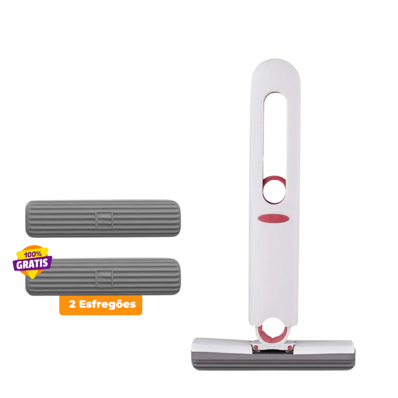 Mini Mop de Limpeza Magico Limpa e Seca