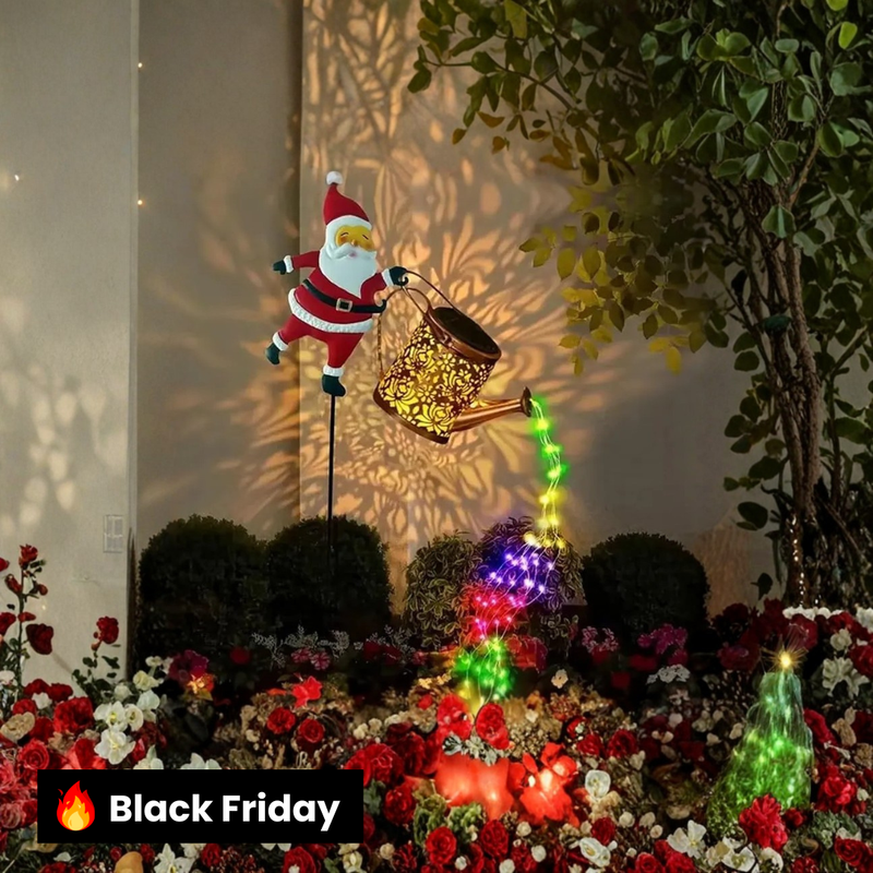 - Papai Noel Regador iluminado