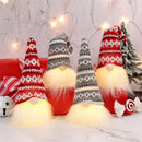 Gnomos de Natal com Luz LED - Decoração Mágica  6 em 1