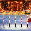 Luzes Solares Natalinas | Papai Noel & Alce | Decoração Exterior