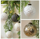 Conjunto Luxo de Bolas de Natal Decorativas - 12 Peças