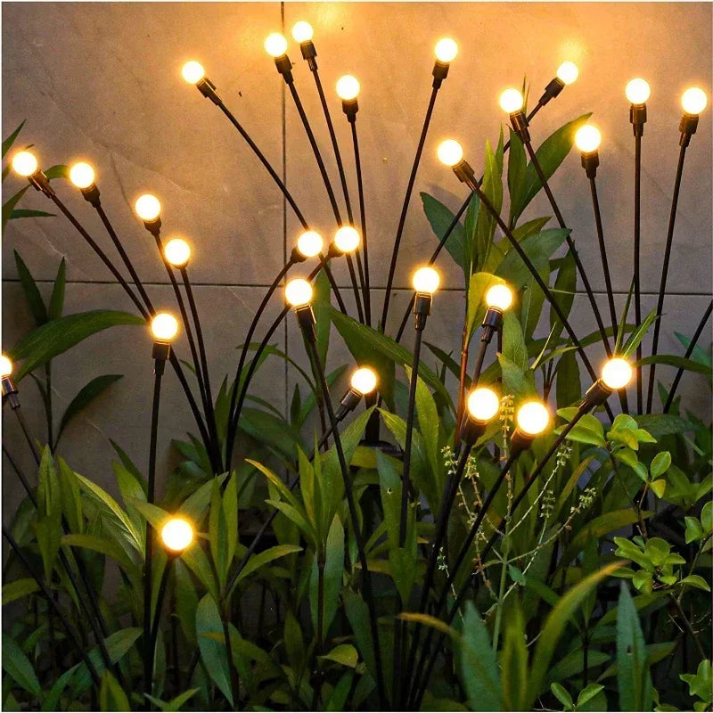 Luzes de Vaga-lume Solar para Jardim - Decoração Mágica - KIT com 4