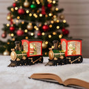 Trem de Natal Decorativo | Estilo Retrô com Brilho Festivo