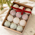 Conjunto Luxo de Bolas de Natal Decorativas - 12 Peças