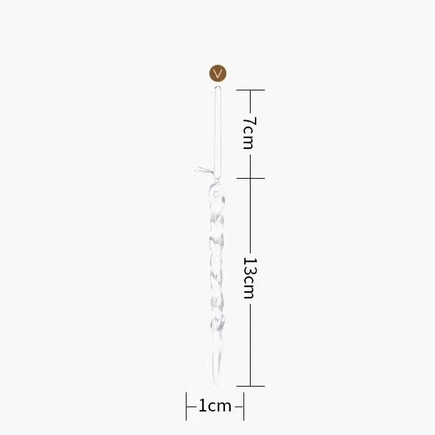 Enfeites Icicle Cristal | Decoração de Natal Transparente