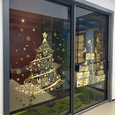 Adesivo Natalino Ouro | Decoração de Vidro Elegante