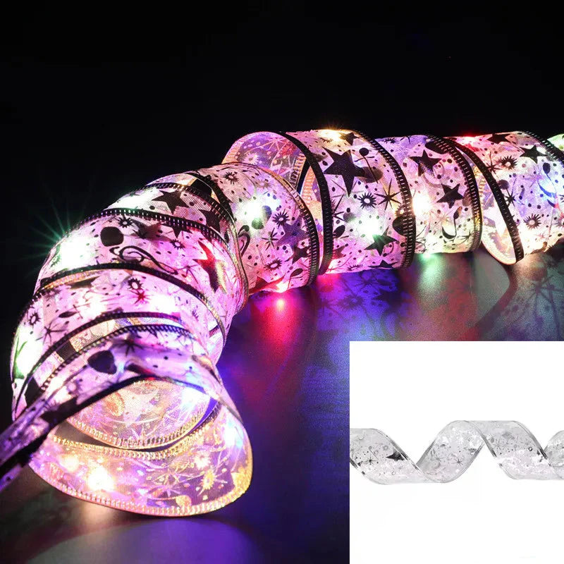 Luzes de Fita LED Natal | Branco Quente e Multicolorido