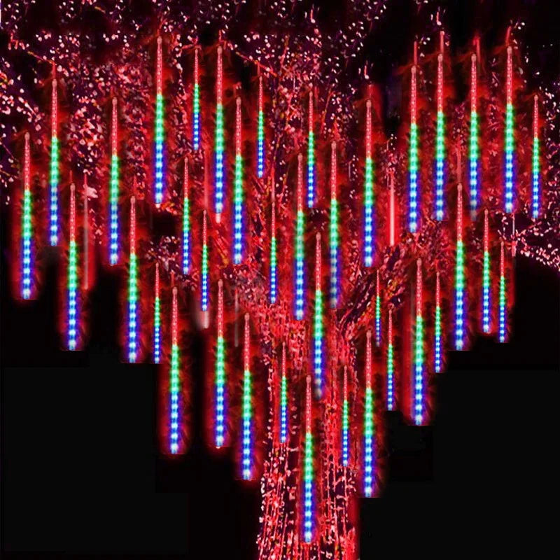 Luzes de Meteoros LED para Decoração de Natal e Jardim