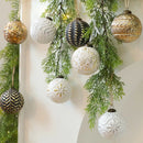 Conjunto Luxo de Bolas de Natal Decorativas - 12 Peças
