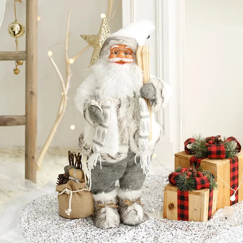 Boneco Papai Noel Natalino | Tecido Tricô 60cm