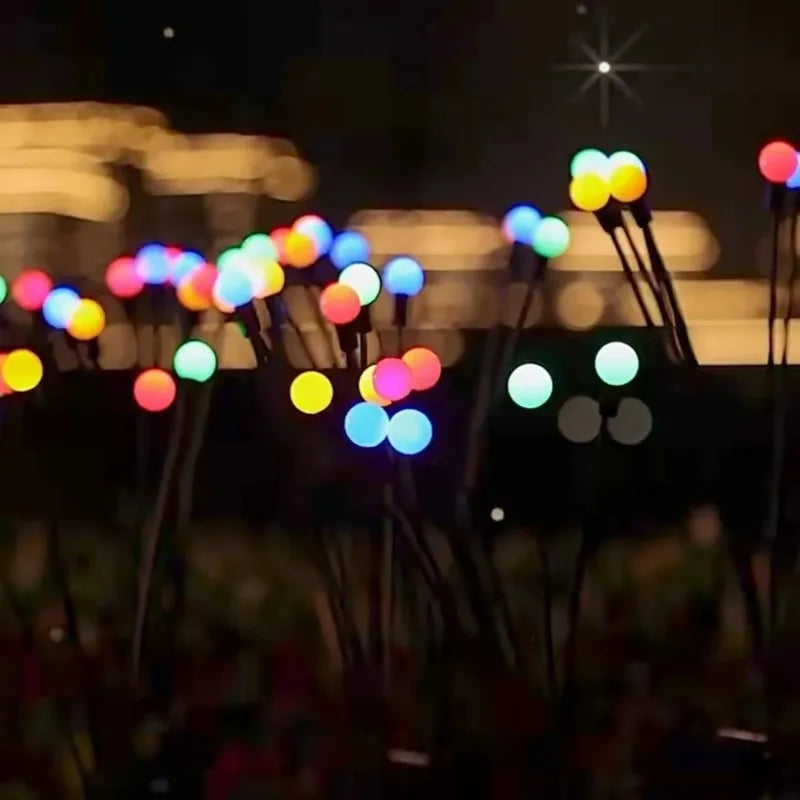 Luzes de Vaga-lume Solar para Jardim - Decoração Mágica - KIT com 4