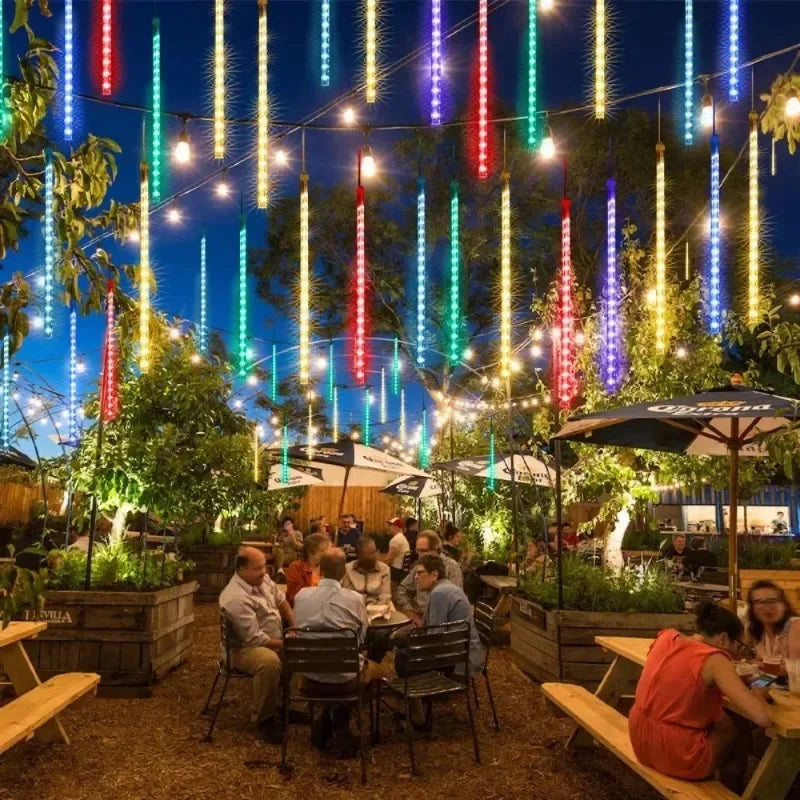 Luzes de Meteoros LED para Decoração de Natal e Jardim