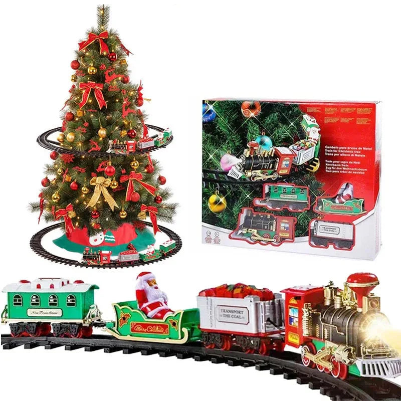 Trem de Natal Suspenso | Decoração Festiva Exclusiva