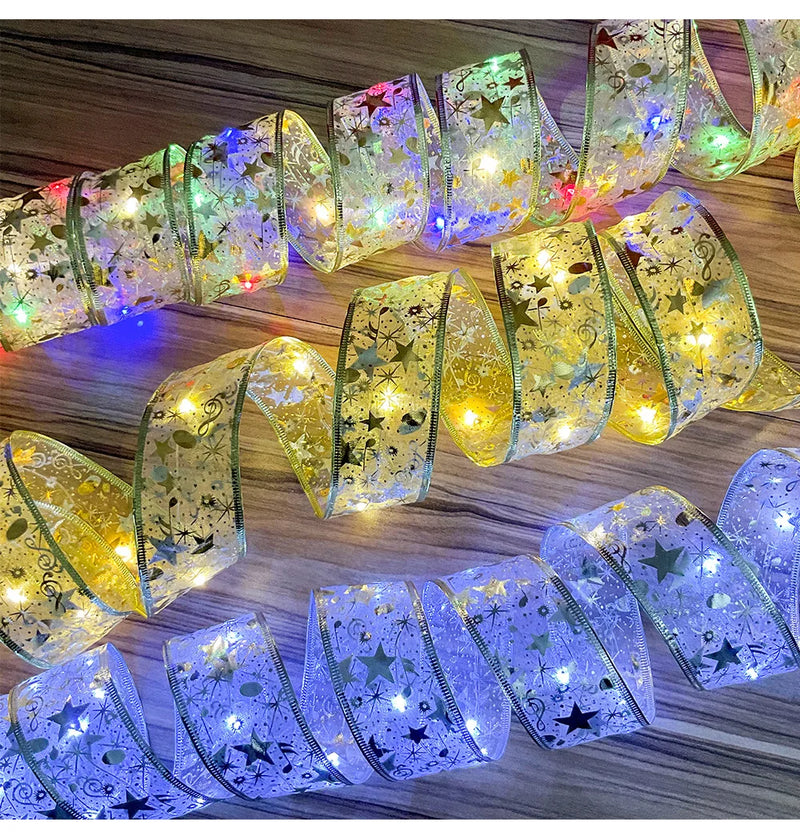 Luzes de Fita LED Natal | Branco Quente e Multicolorido