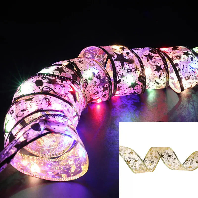 Luzes de Fita LED Natal | Branco Quente e Multicolorido