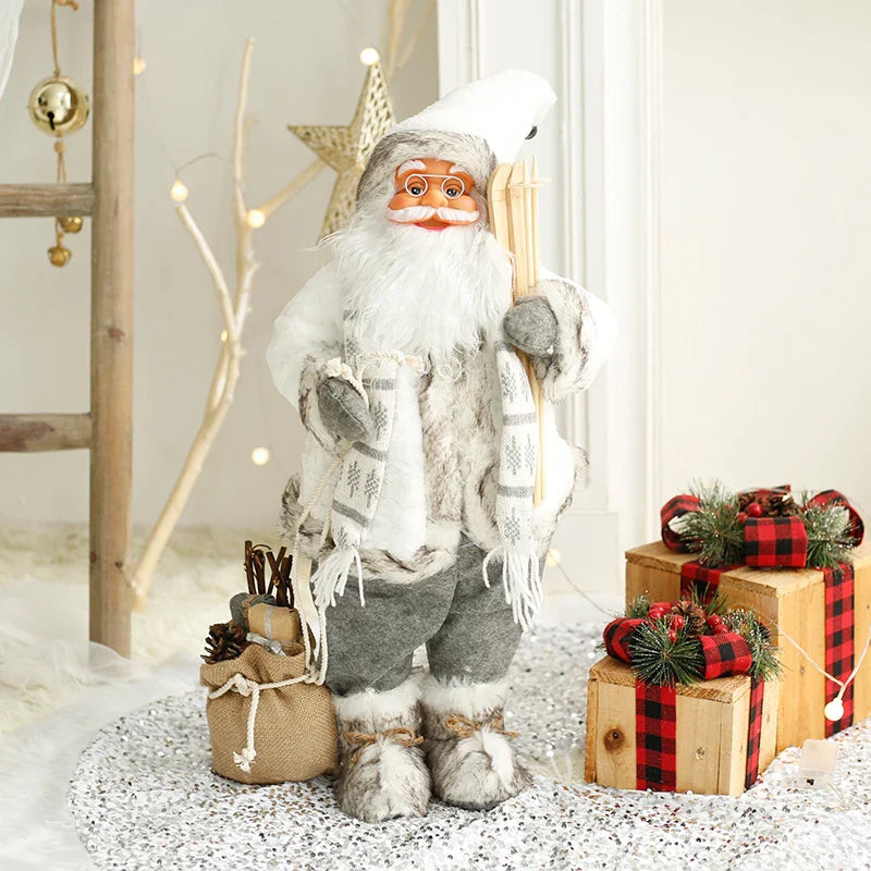 Boneco Papai Noel Natalino | Tecido Tricô 60cm