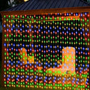 Cortina Solar LED à Prova d'Água para Decoração Exterior
