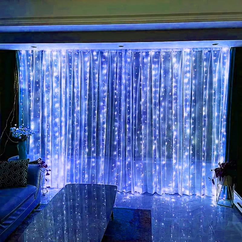 Luzes de Fadas LED com Controle Remoto para Decoração e Festas