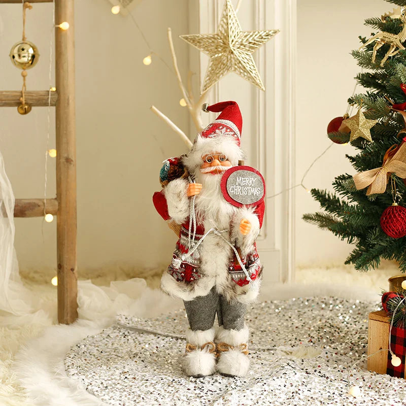 Boneco Papai Noel Natalino | Tecido Tricô 60cm