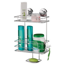 Suporte para Shampoo Sabonete Aço Fixação Ventosas