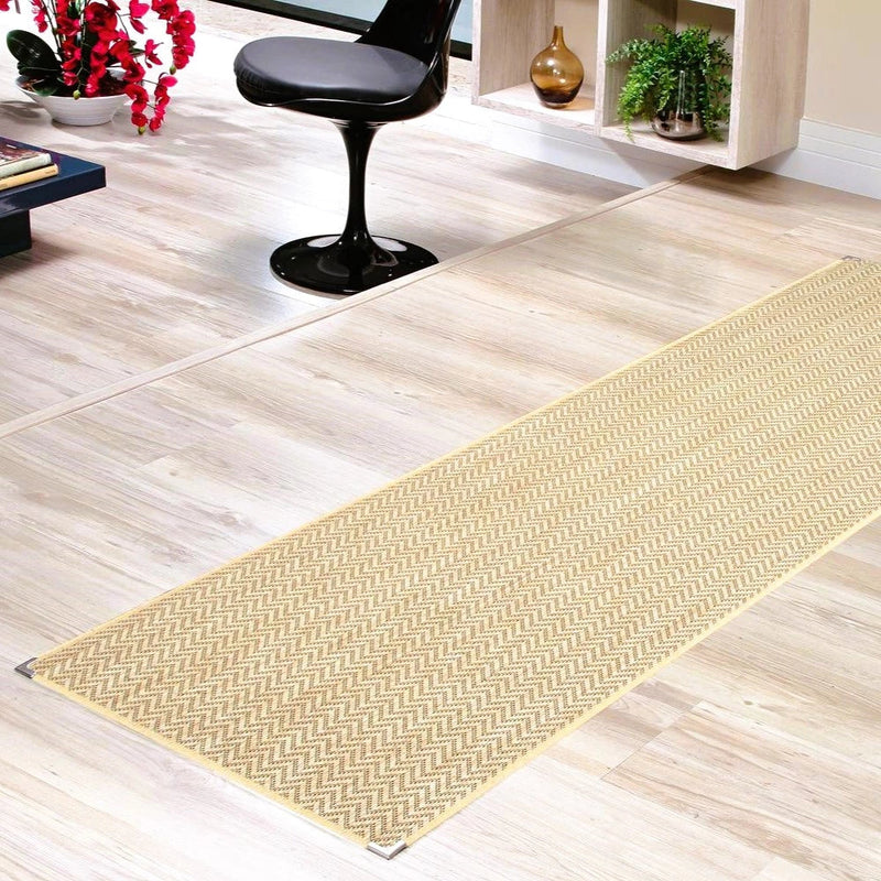 Tapete Passadeira Estampado Tipo Sisal Antiderrapante