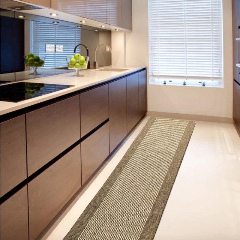 Tapete Passadeira Estampado Tipo Sisal Antiderrapante