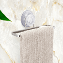 Toalheiro de Lavabo Fixação Sucção Ventosa Cromado