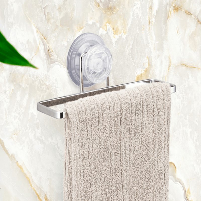 Toalheiro de Lavabo Fixação Sucção Ventosa Cromado