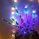 Árvore de Natal Led com Galhos Iluminados para Decoração