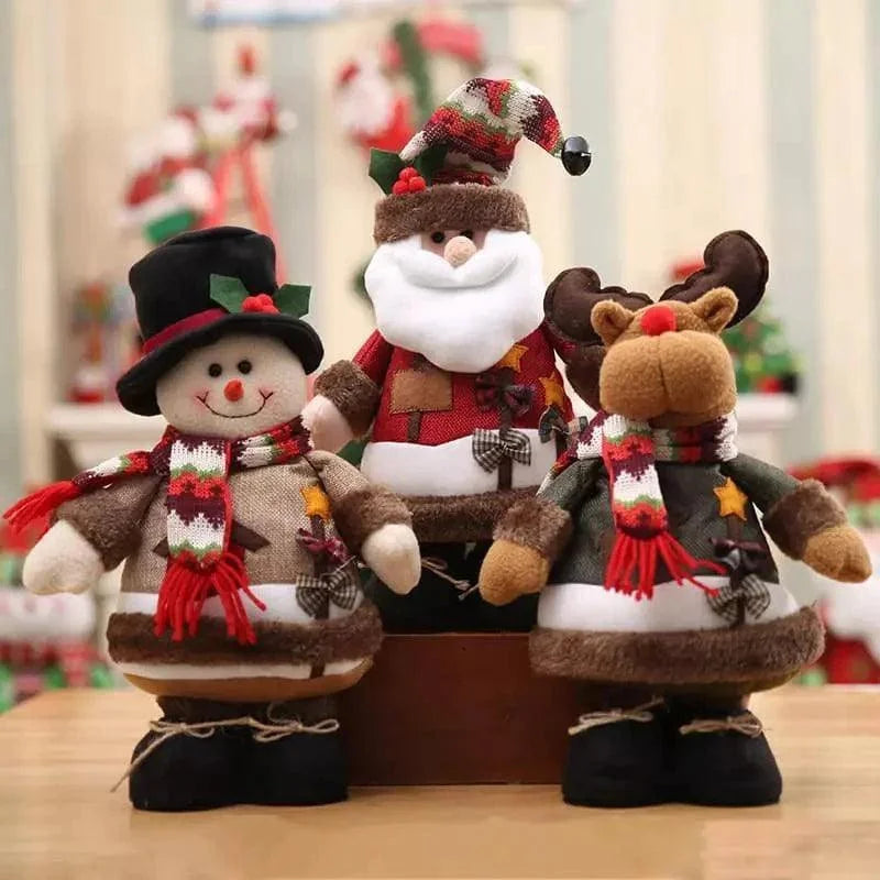 Bonecos de Natal de Pelúcia para Decoração