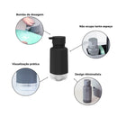 Dispenser Porta Detergente Premium Trium 500ml Preto Fechado