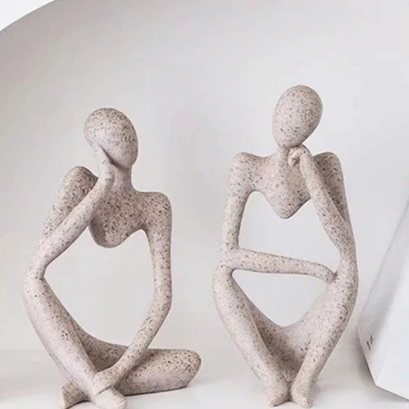 Escultura Abstrata O Pensador