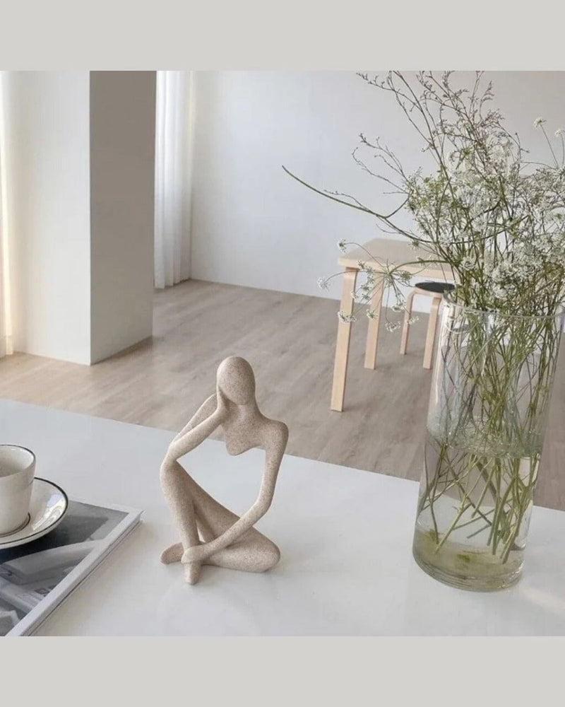 Escultura Abstrata O Pensador