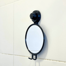Espelho Antiembaçante com Ventosa Preto