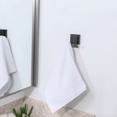 Gancho Duplo de Parede Ventosa Preto Fosco Suporta 3KG