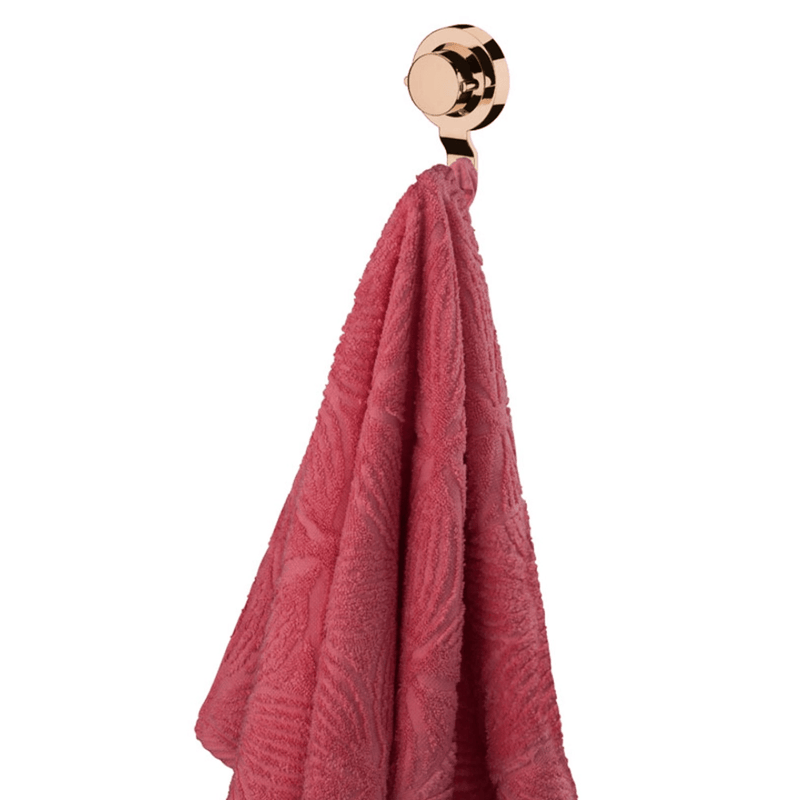 Gancho Multiuso com Ventosa Rose Gold