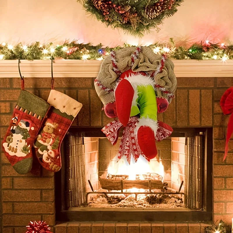 Guirlanda Natalina com Pernas de Duende