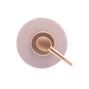 Jogo para Banheiro Leaf em Ceramica Nude 2 Peças