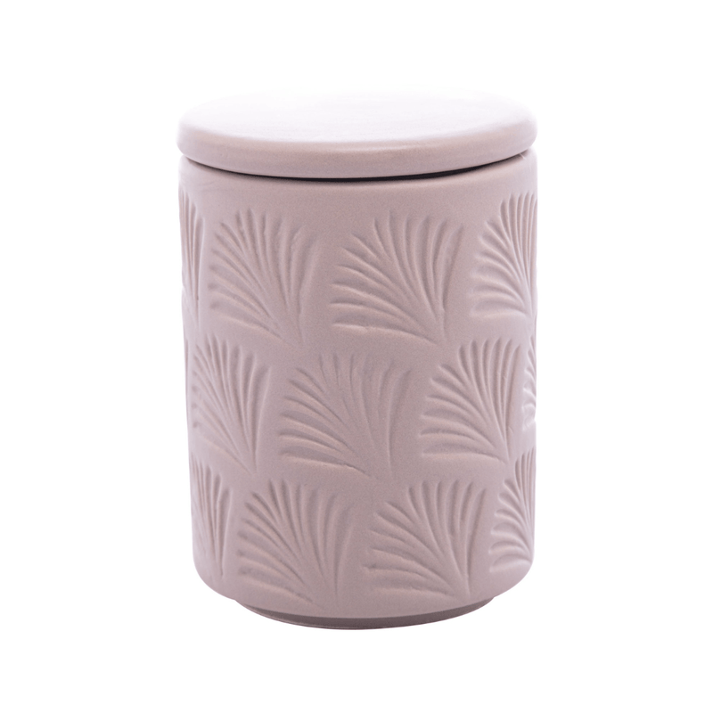 Jogo para Banheiro Leaf em Ceramica Nude 2 Peças