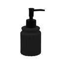 Kit para Banheiro em Cerâmica Stripes Preto 2 Peças