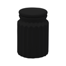 Kit para Banheiro em Cerâmica Stripes Preto 2 Peças