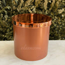 Lixeira com Tampa 5 Litros Rose Gold