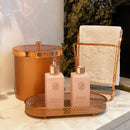 Lixeira com Tampa 5 Litros Rose Gold