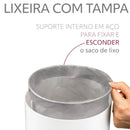 Lixeira com Tampa 5 Litros Rose Gold